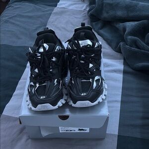 Balenciaga Kids Black Sneakers